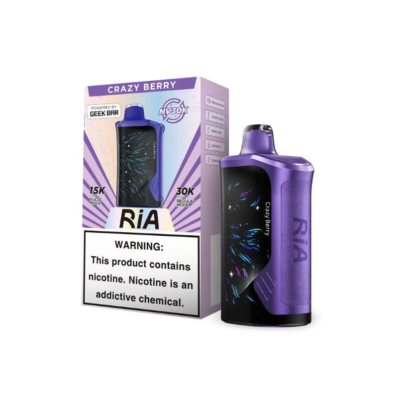 RIA NV30K By Geek Bar 30K Puff Disposable — Crazy Berry