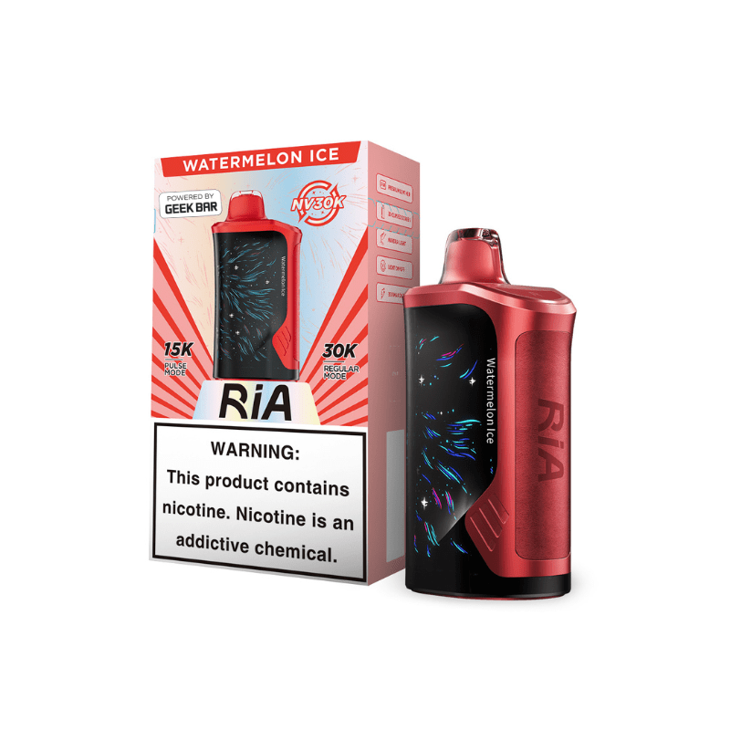 RIA NV30K By Geek Bar 30K Puff Disposable — Watermelon Ice