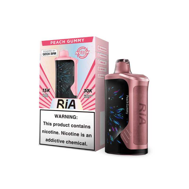RIA NV30K By Geek Bar 30K Puff Disposable — Peach Gummy
