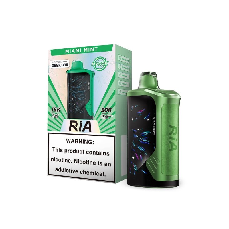 RIA NV30K By Geek Bar 30K Puff Disposable — Miami Mint