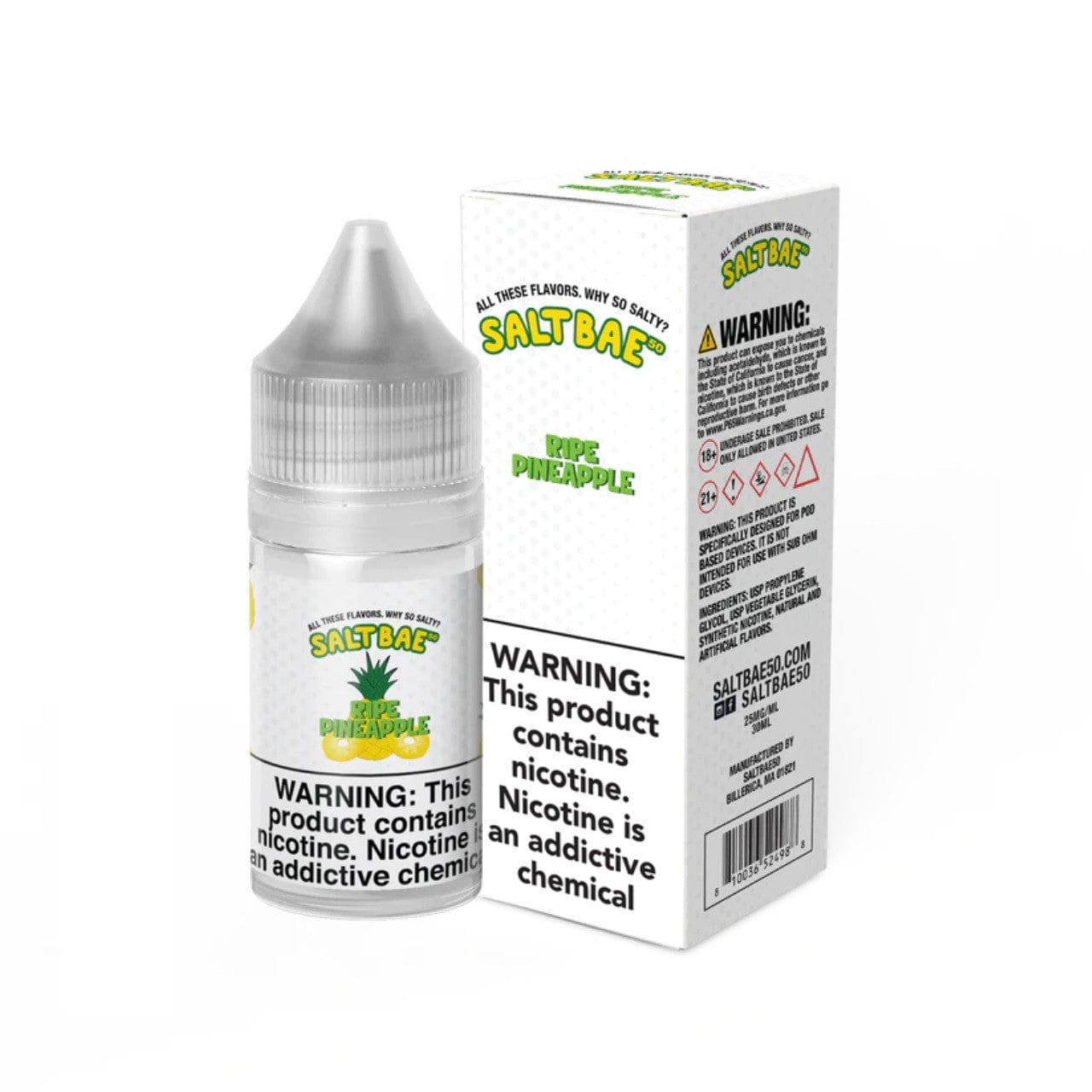 Salt Bae 50 - 30mL — Ripe Pineapple (Fresh Pineapple)