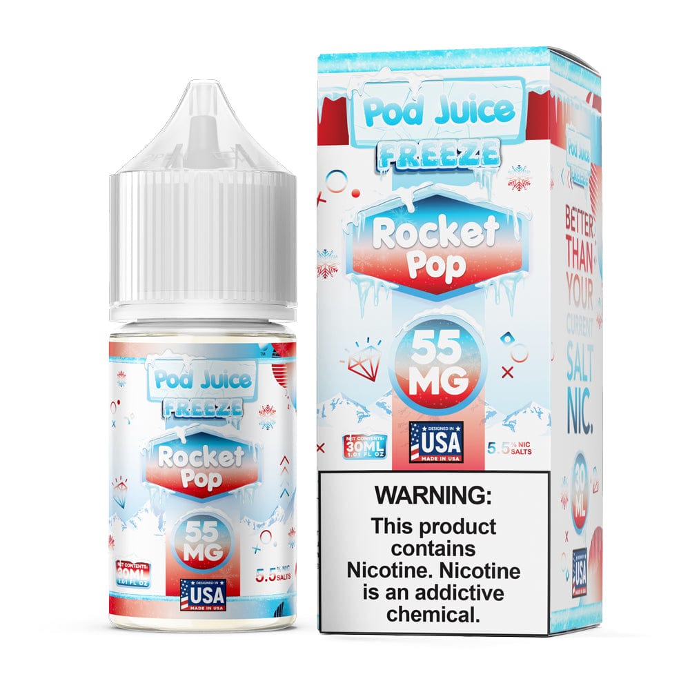 Pod Juice Freeze Salt - 30mL — Rocket Pop FREEZE