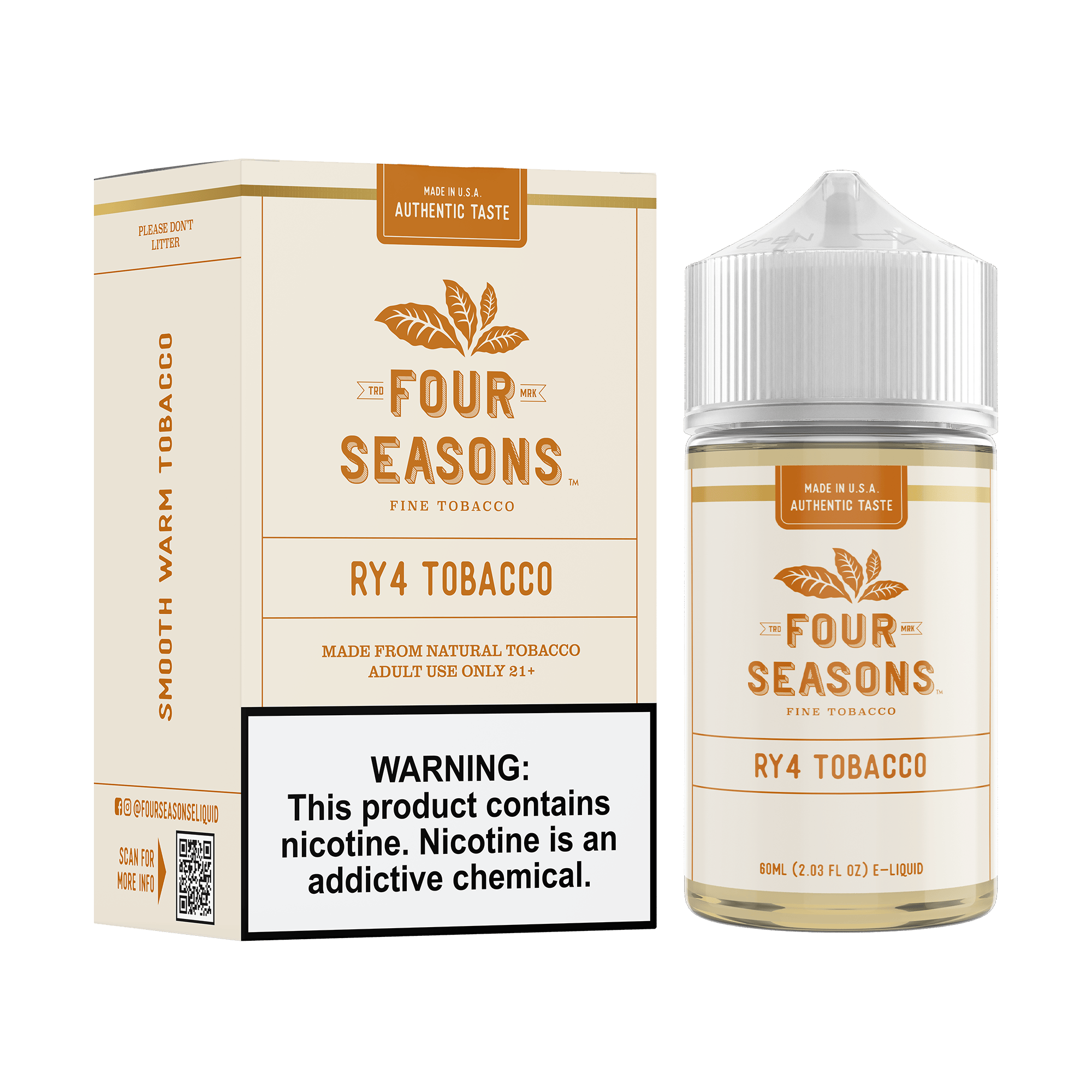 Four Seasons - 60mL — RY4 Tobacco