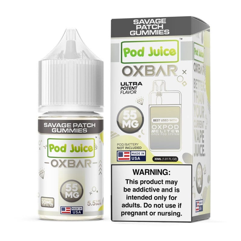 Oxbar x Pod Juice Salt - 30mL — Savage Patch Gummies