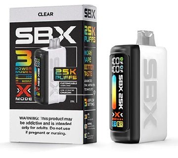 SBX | 25k Puff Metatine Disposable — Clear
