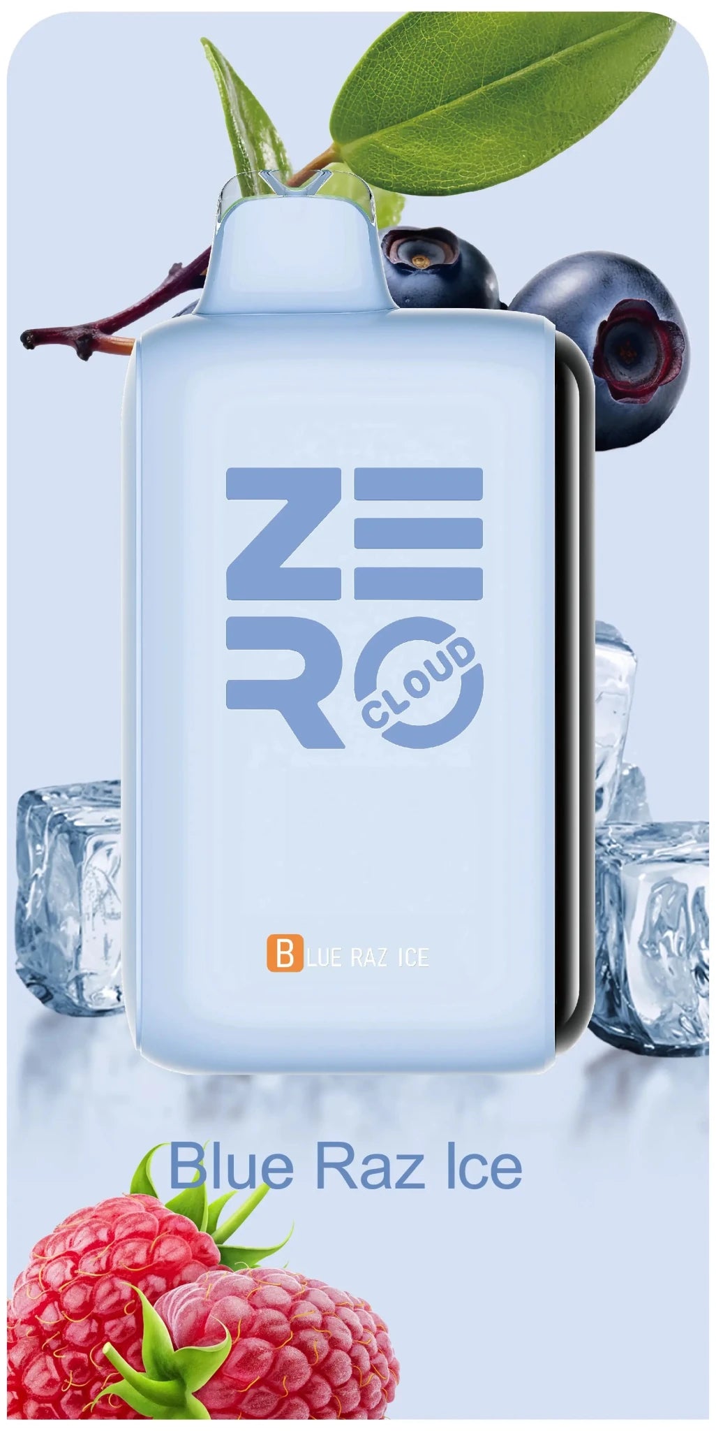 Sikary Cloud Zero 50K Puff Vaporless Disposable — Blue Razz Ice