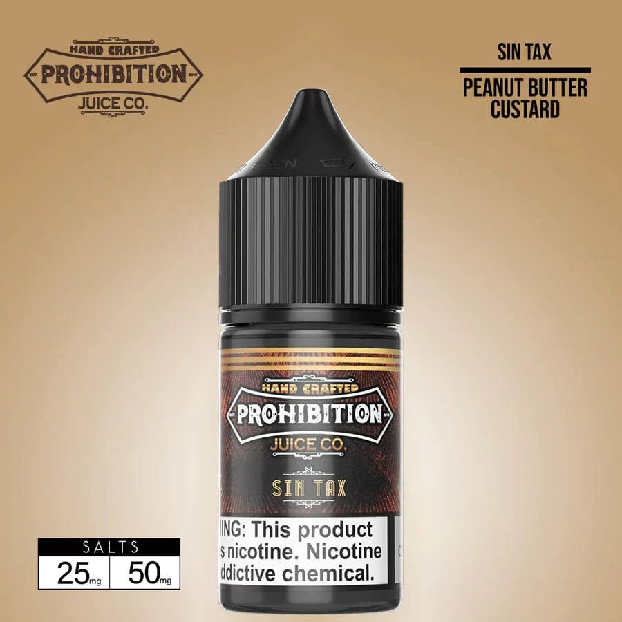 Prohibition Juice Co. Salt - 30mL — Sin Tax