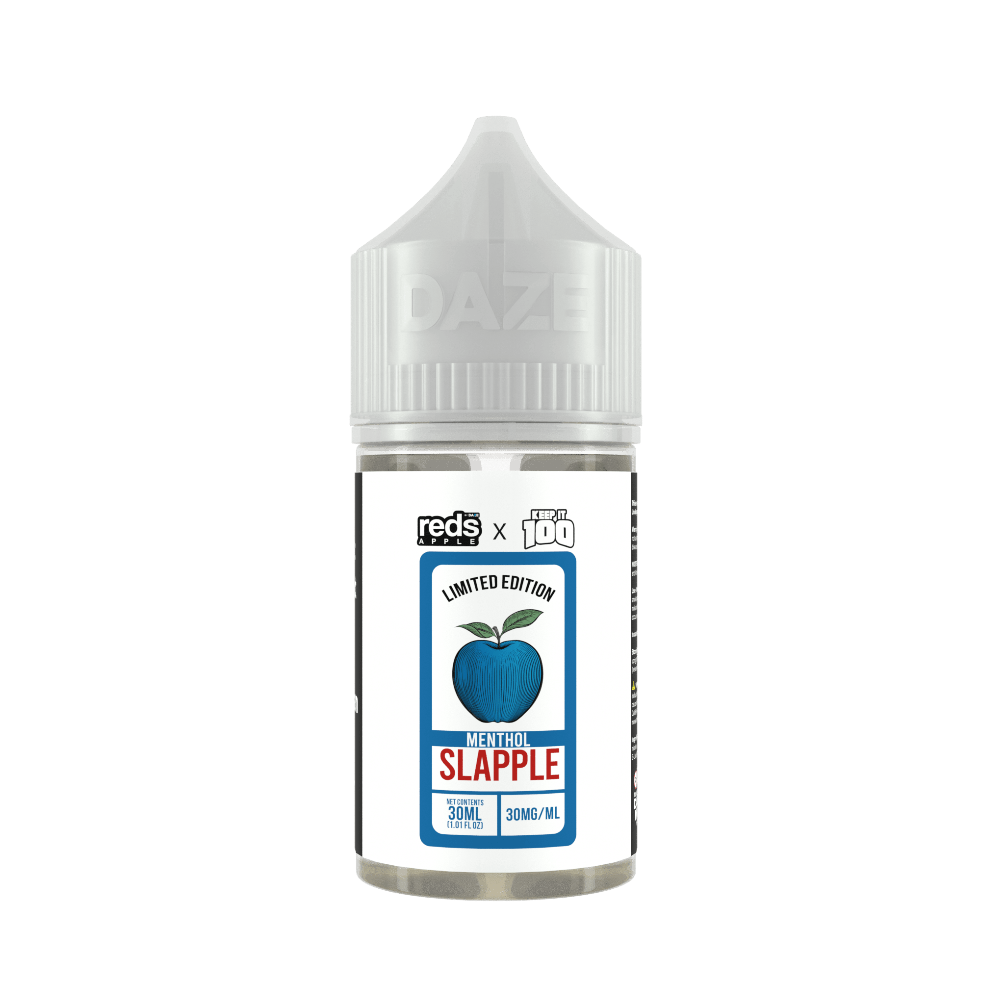 Red's Apple E-Juice x Keep It 100 Salt - 30mL — Slapple Menthol