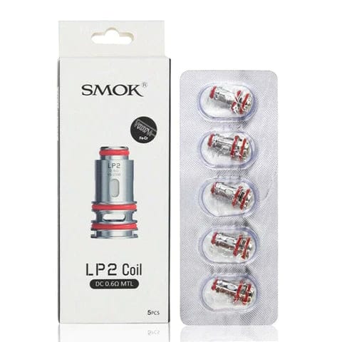 SMOK LP2 Replacement Coils for vape devices, showing a pack of replacement coils with coil heads and branding.