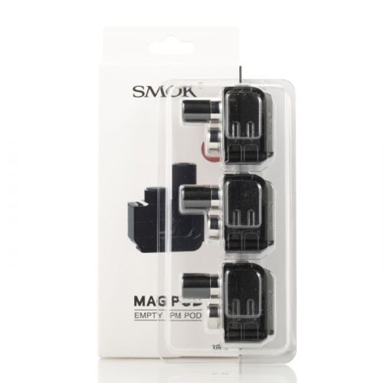 SMOK Mag Pod replacement vape pod for SMOK Mag vaping device, showing the sleek, black refillable pod with mouthpiece.
