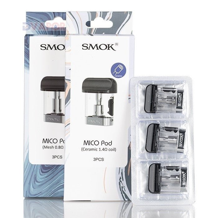 SMOK Mico AIO Replacement Pods / Coils (3 Pack) — 1.4 Ohm Ceramic