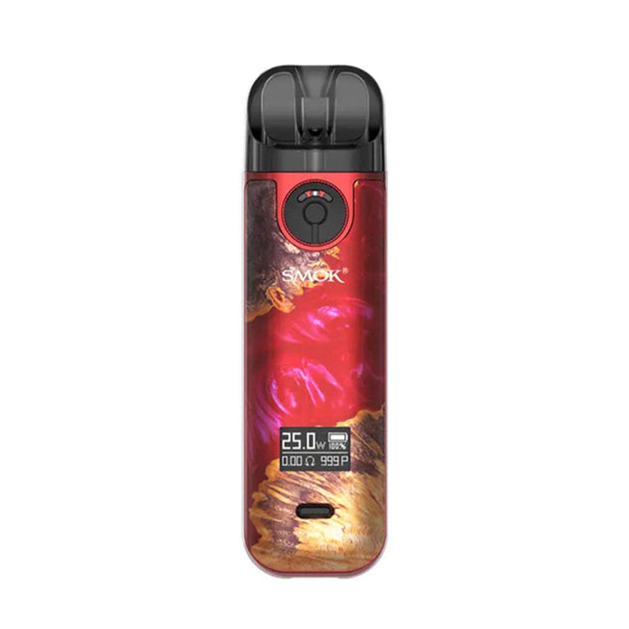 SMOK Novo 4 Pod Kit — Red Stabilizing Wood