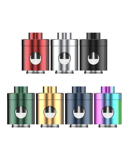 SMOK Stick R22 Sub-Ohm Tank vape part with glass chamber and metal accents, designed for sub-ohm vaping.