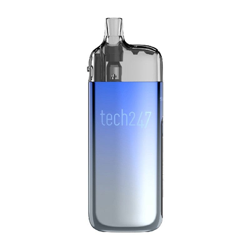 SMOK TECH247 30W Pod Kit hardware with sleek black design, compact size, and integrated mouthpiece for vaping.