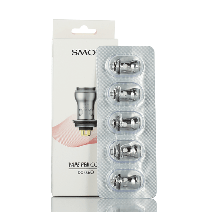 SMOK Vape Pen replacement coils for vape part, showing a set of compatible coils with metal and wick components.