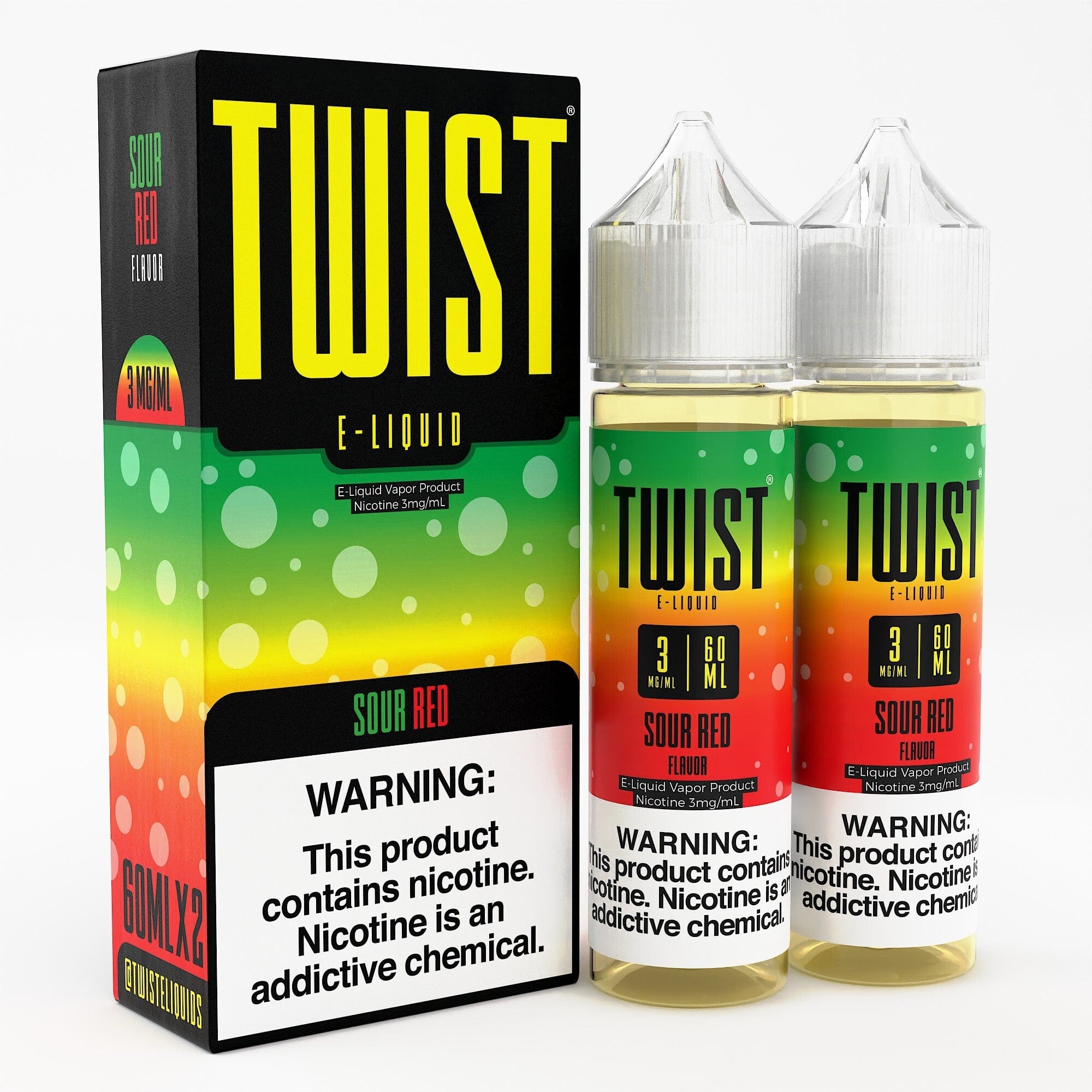 Twist E-Liquids - 120ml (60ml 2-Pack) — Sour Red