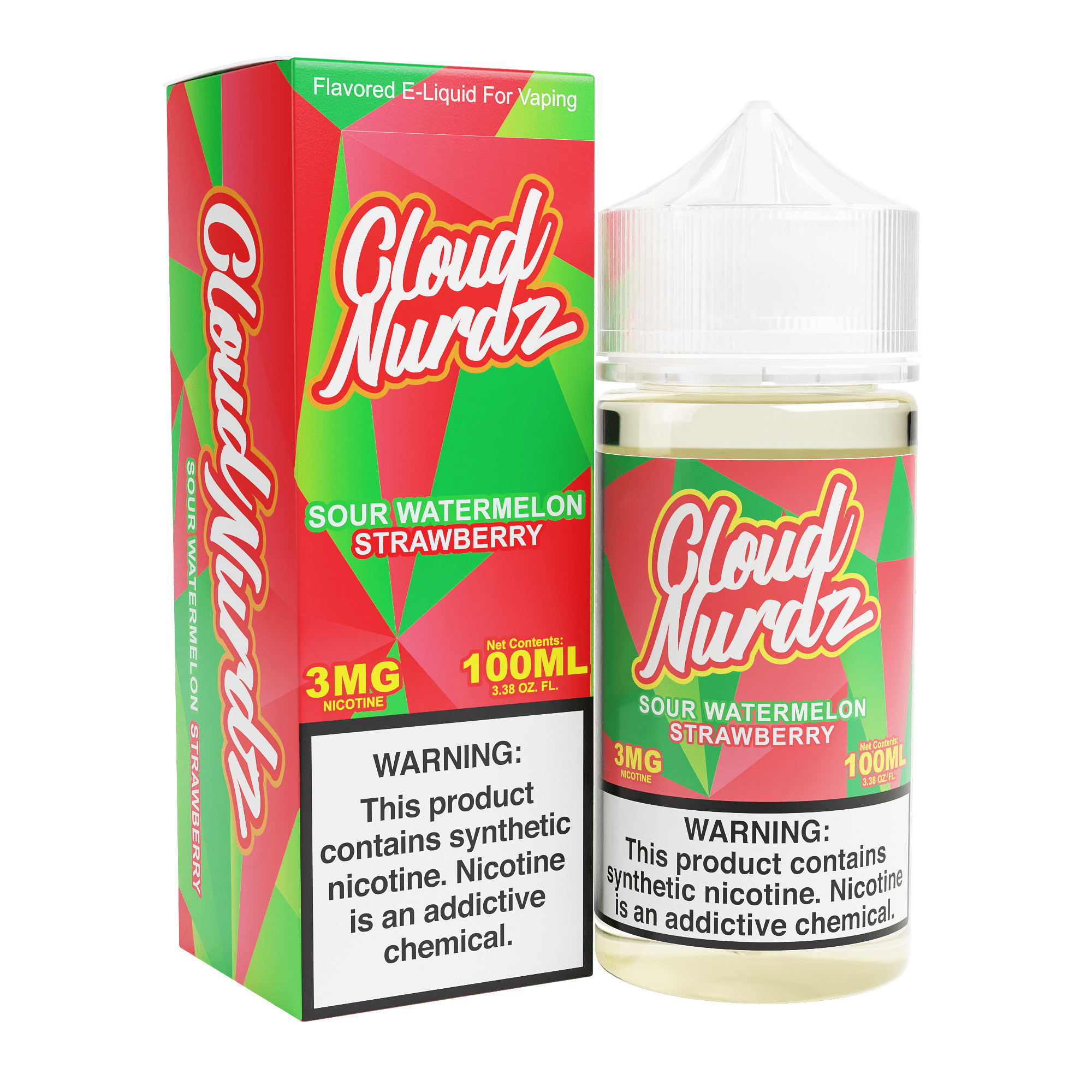 Cloud Nurdz - 100mL — Sour Watermelon Strawberry