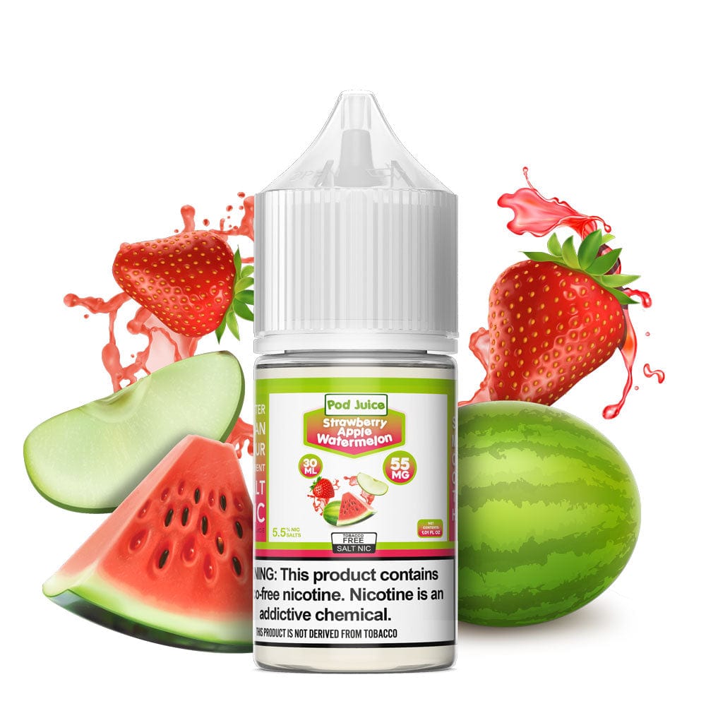Pod Juice Salt - 30mL — Strawberry Apple Watermelon