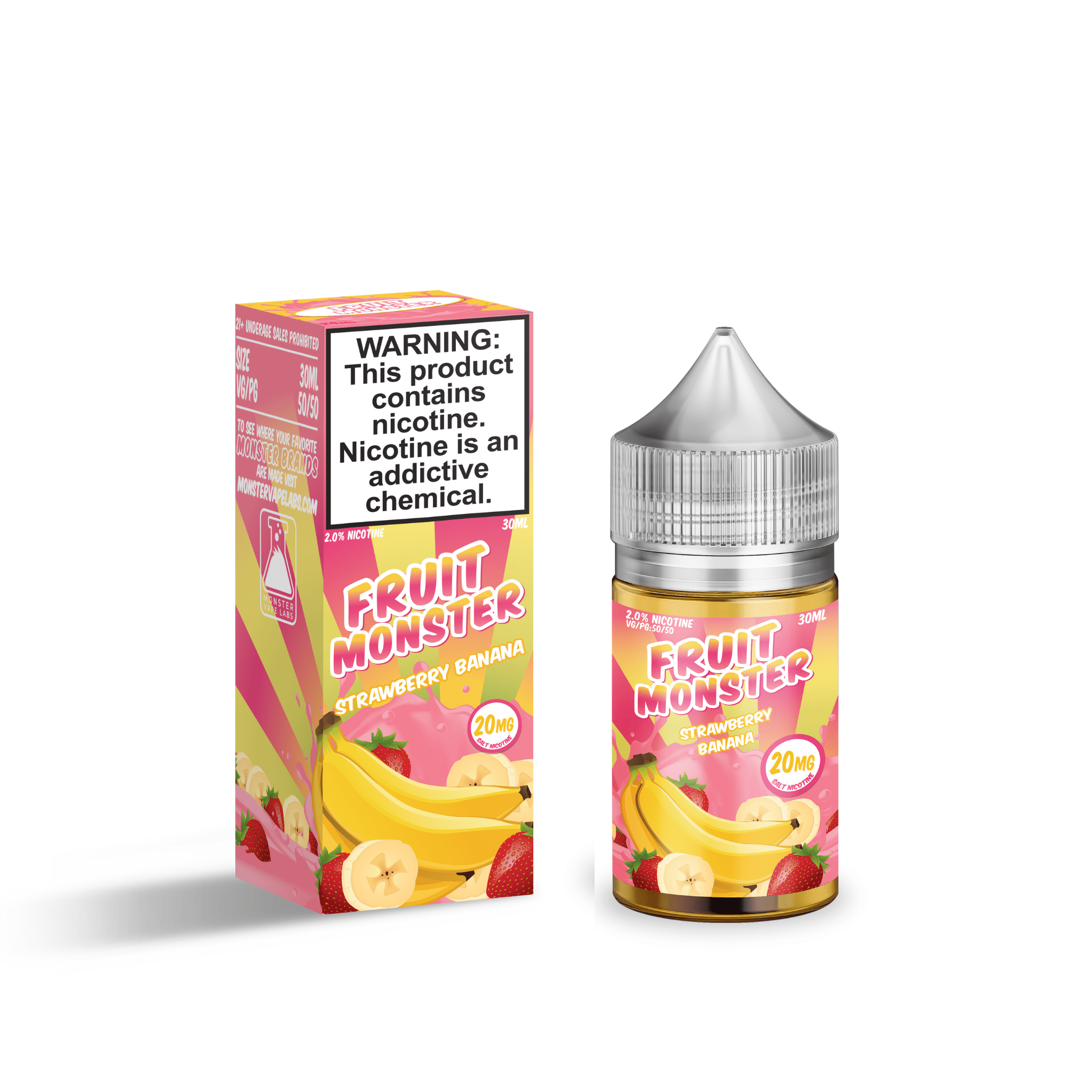 Fruit Monster Salt - 30mL — Strawberry Banana