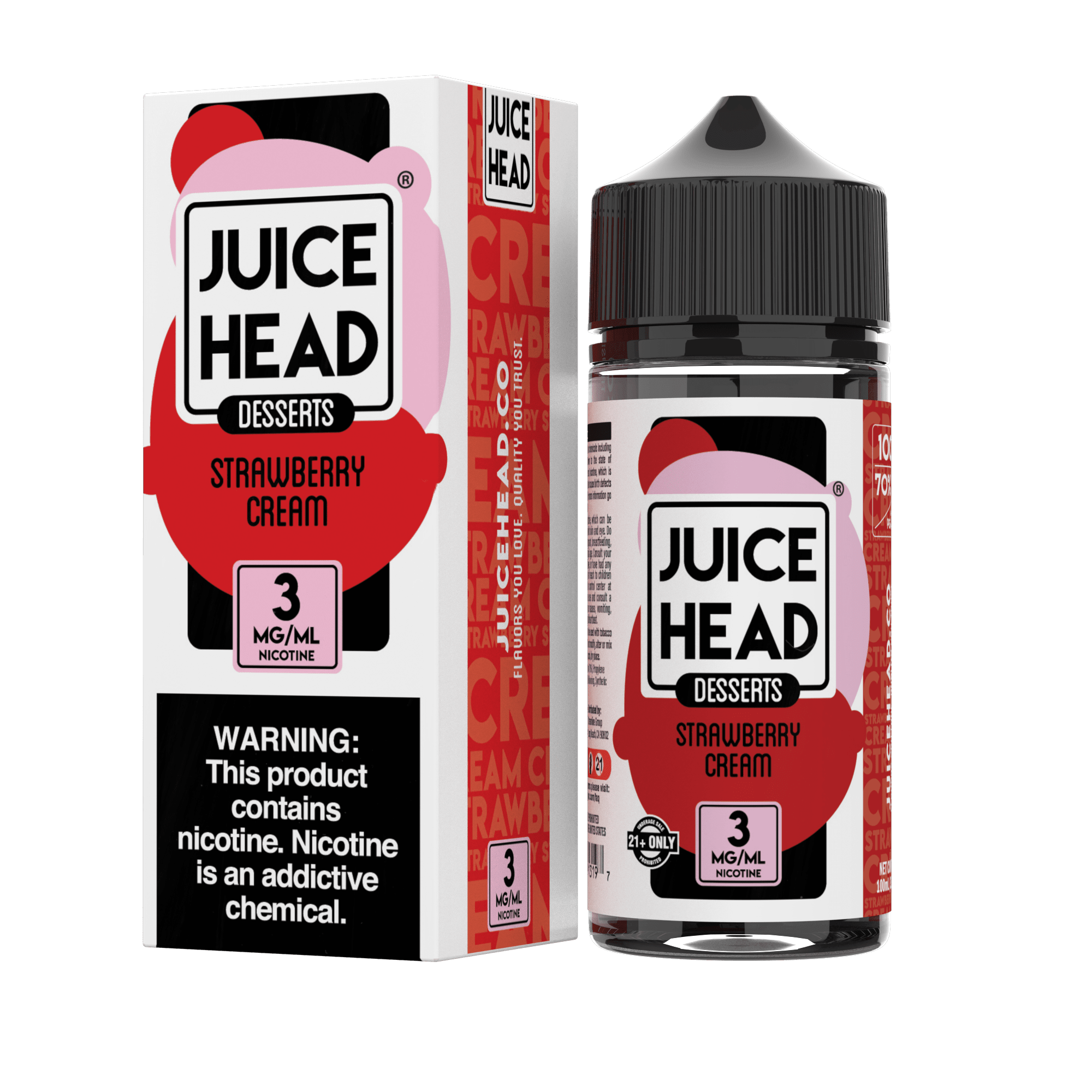 Juice Head - 100mL — Strawberry Cream