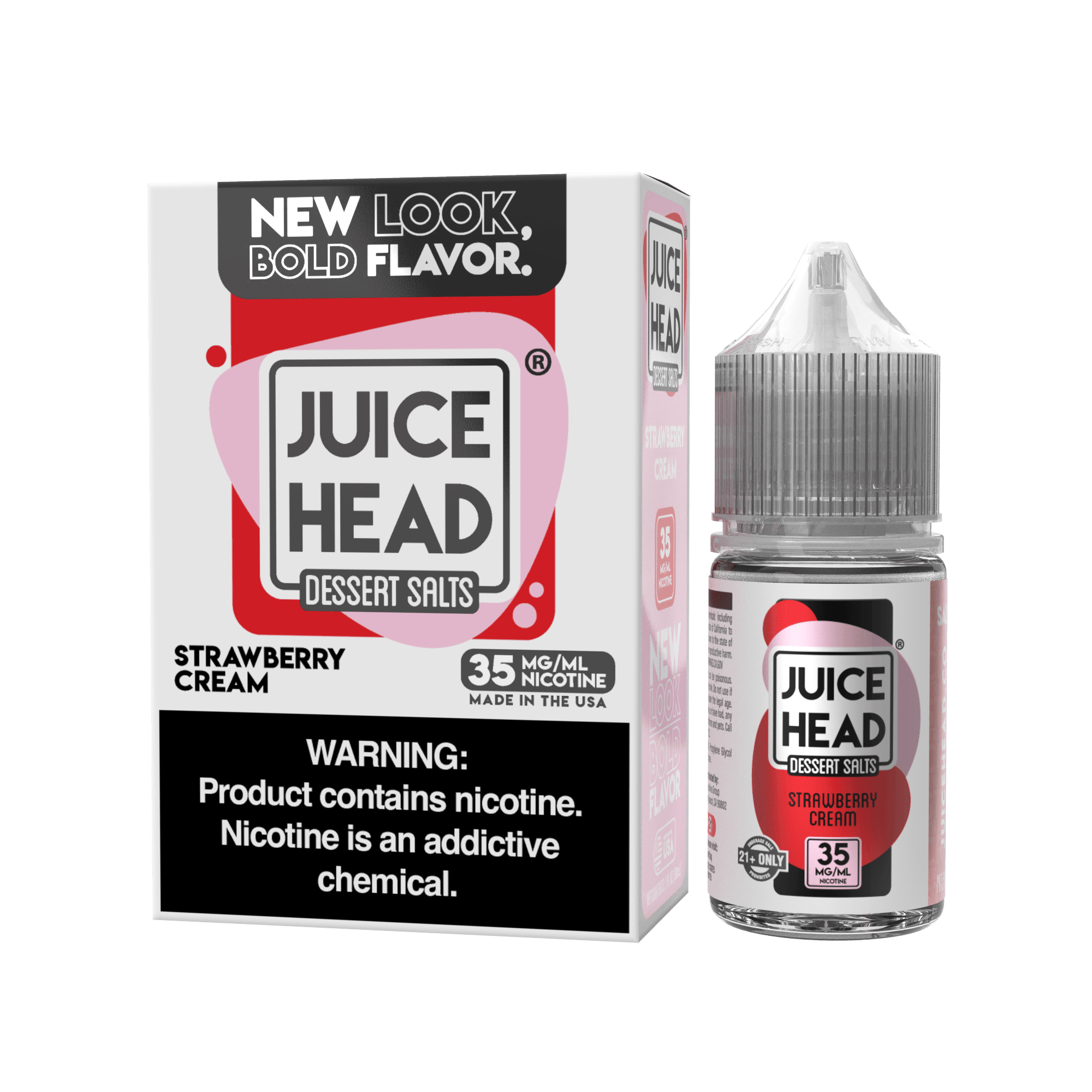 Juice Head Salt - 30mL — Strawberry Cream
