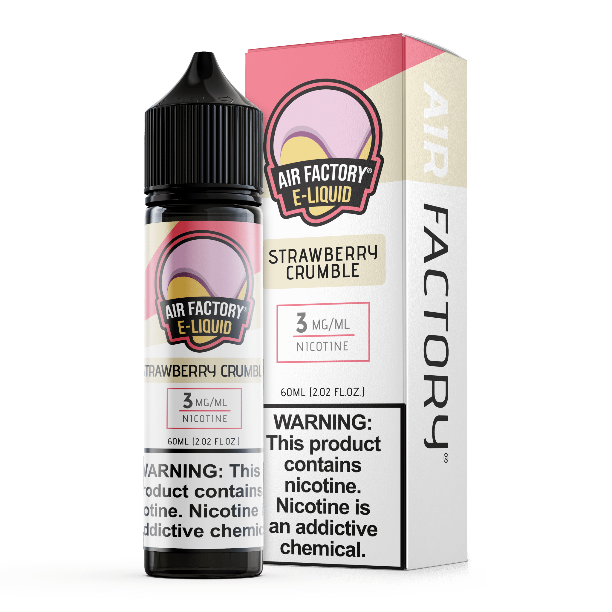 Air Factory E-Liquids - 60mL — Strawberry Crumble