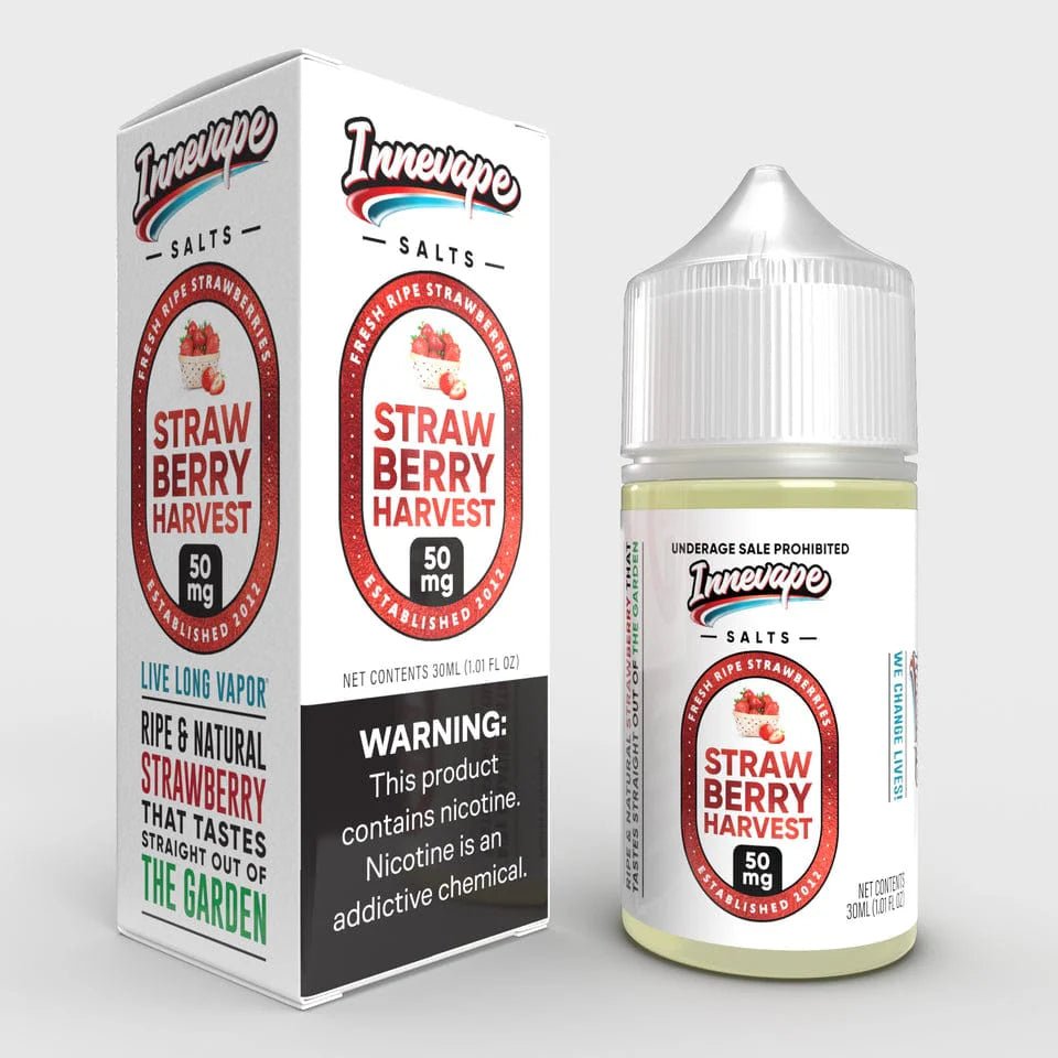 Innevape E-Liquids Salt - 30mL — Strawberry Harvest