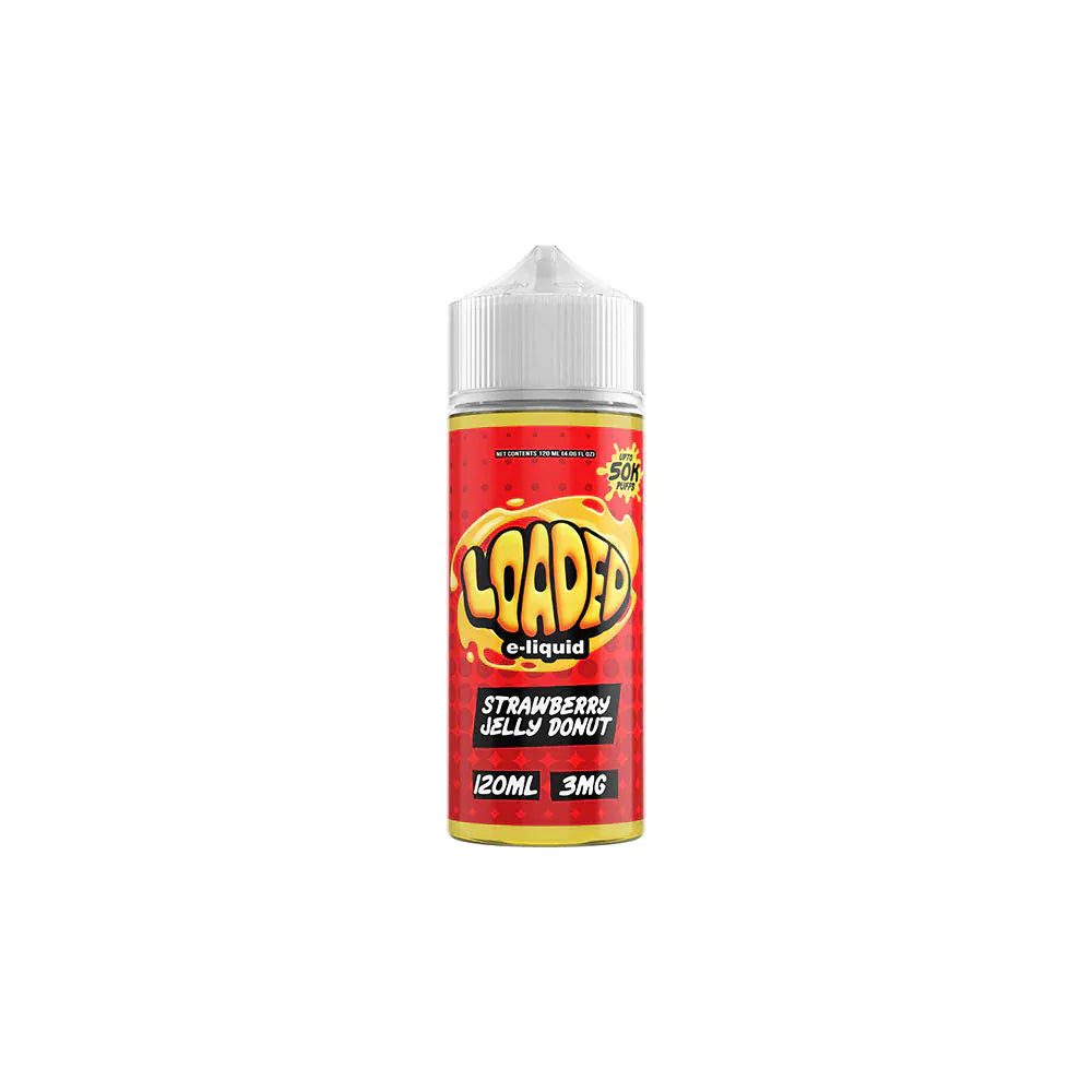 Loaded E-Liquid / Ruthless Vapor - 120mL — Strawberry Jelly Donut