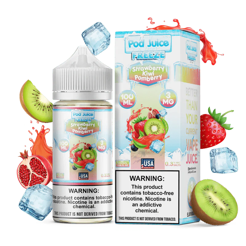 Pod Juice - 100mL — Strawberry Kiwi Pomberry FREEZE