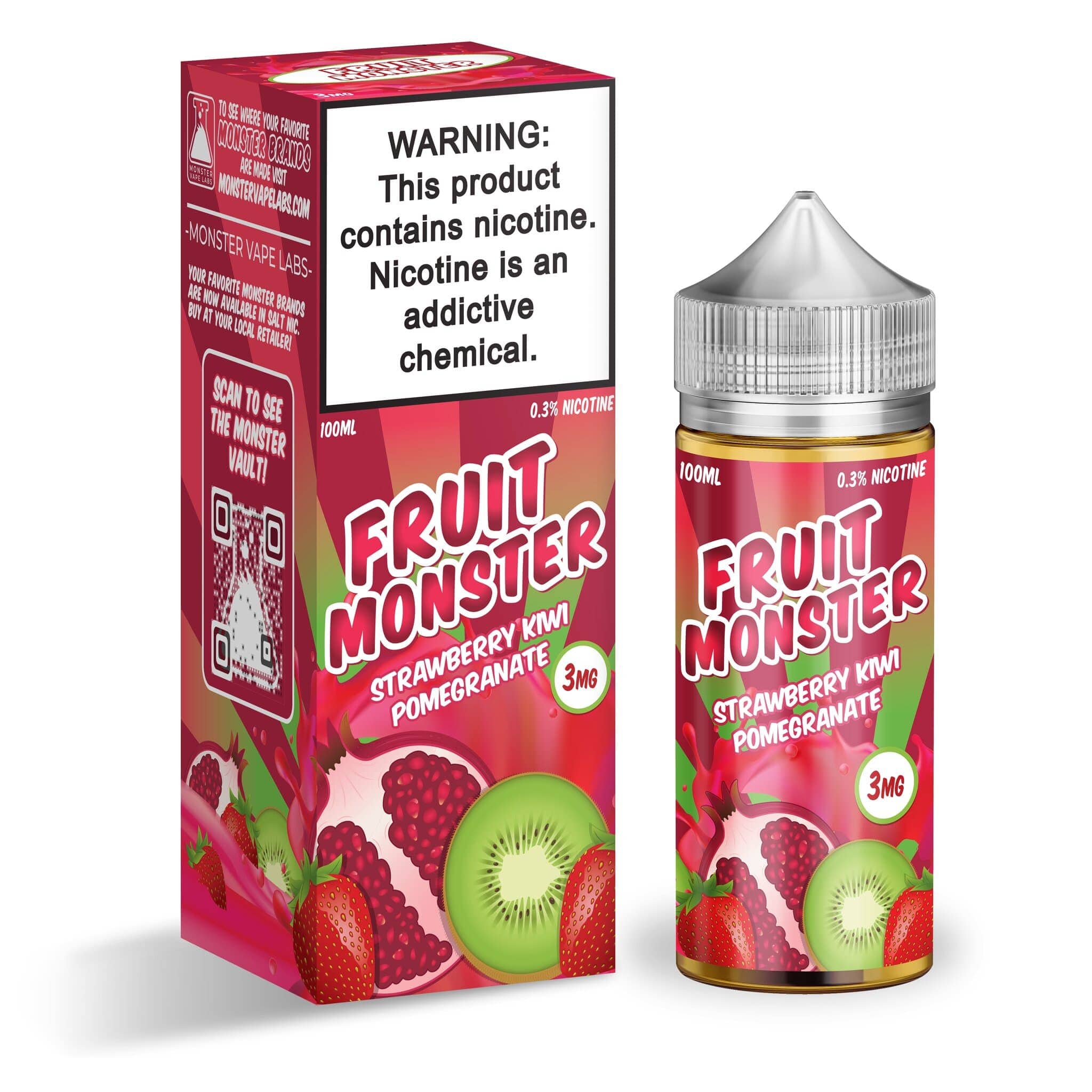 Fruit Monster - 100mL — Strawberry Kiwi Pomegranate