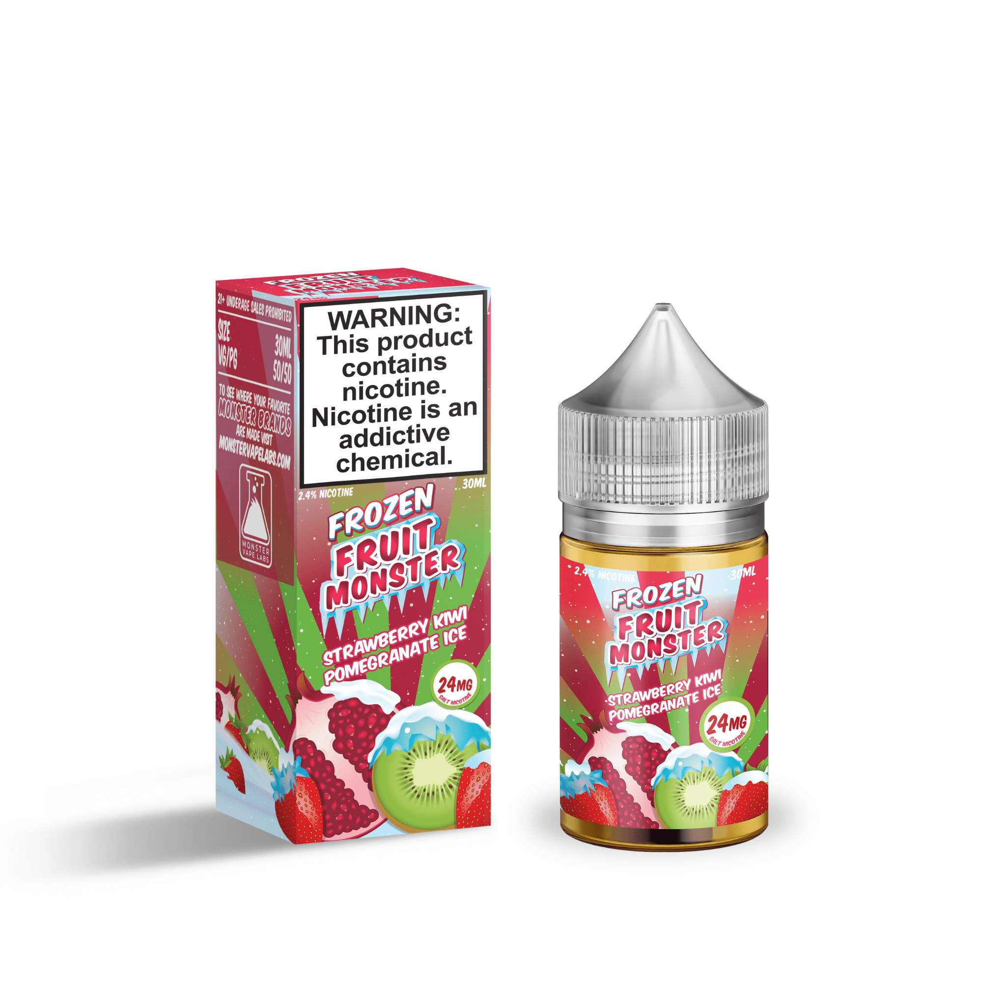 Frozen Fruit Monster Salt - 30mL — Strawberry Kiwi Pomegranate ICE
