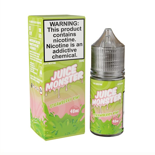 Strawberry Kiwi SALT e-liquid by Juice Monster in a 30mL bottle, featuring a fruity strawberry and kiwi flavor blend.
