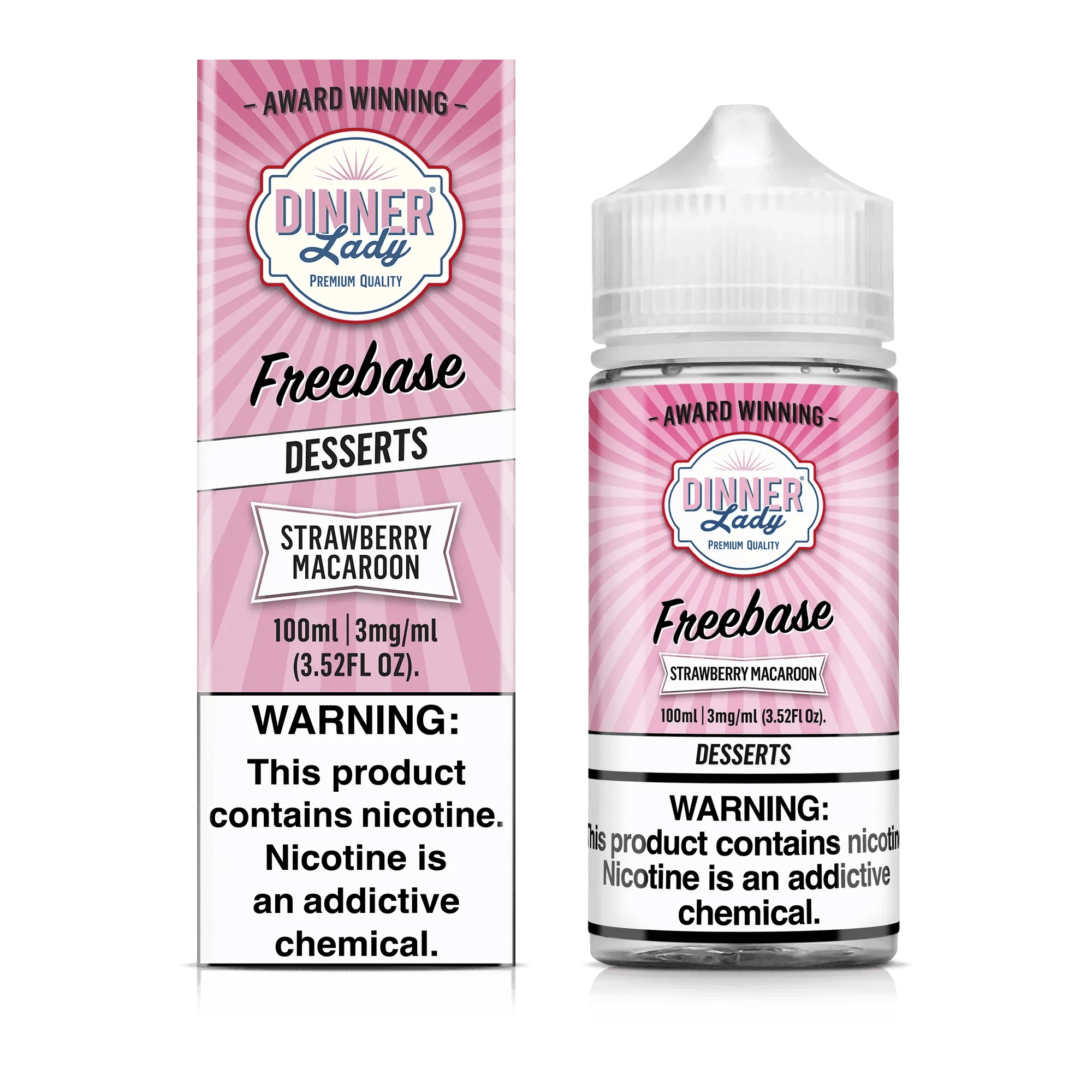Dinner Lady - 100mL — Strawberry Macaroon