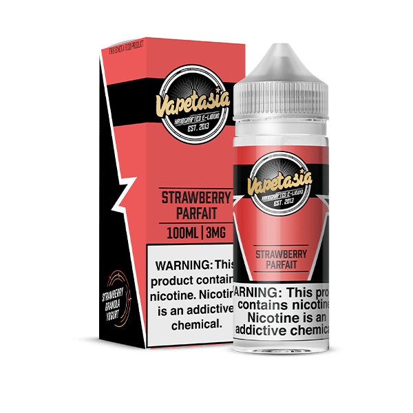 Vapetasia - 100mL — Strawberry Parfait