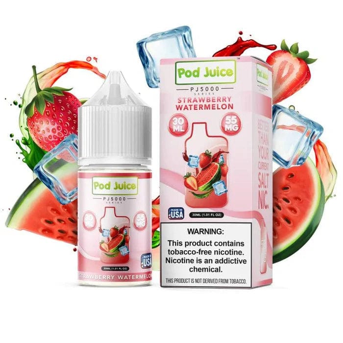 Pod Juice PJ5000 Salt - 30mL — Strawberry Watermelon PJ5000