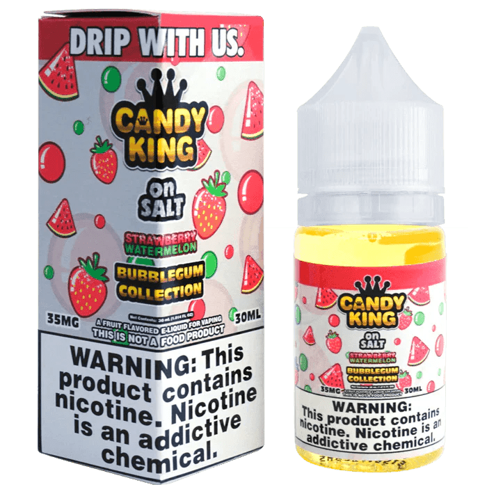 Candy King On SALT - 30mL — Strawberry Watermelon SALT (BUBBLEGUM SERIES)