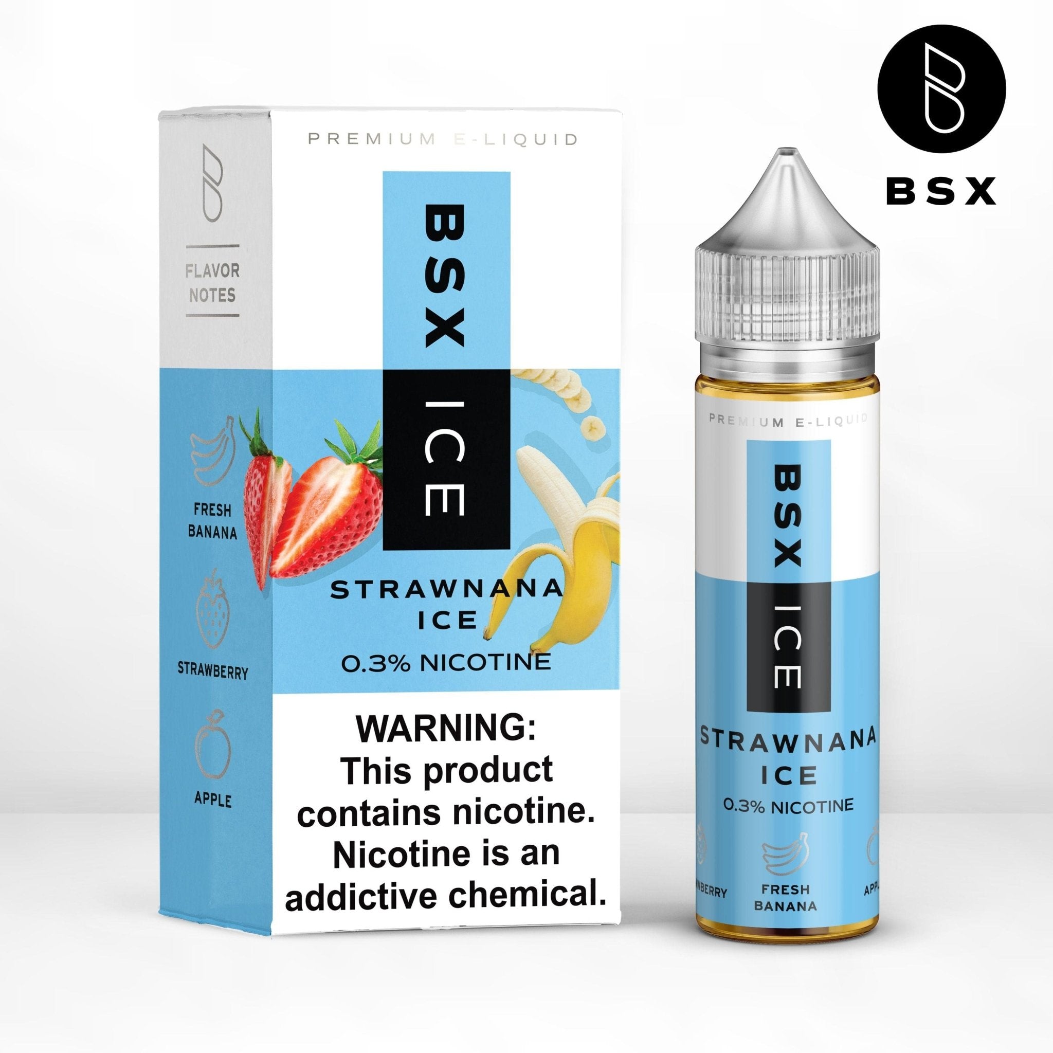 BSX ICE - 60mL — Strawnana ICE