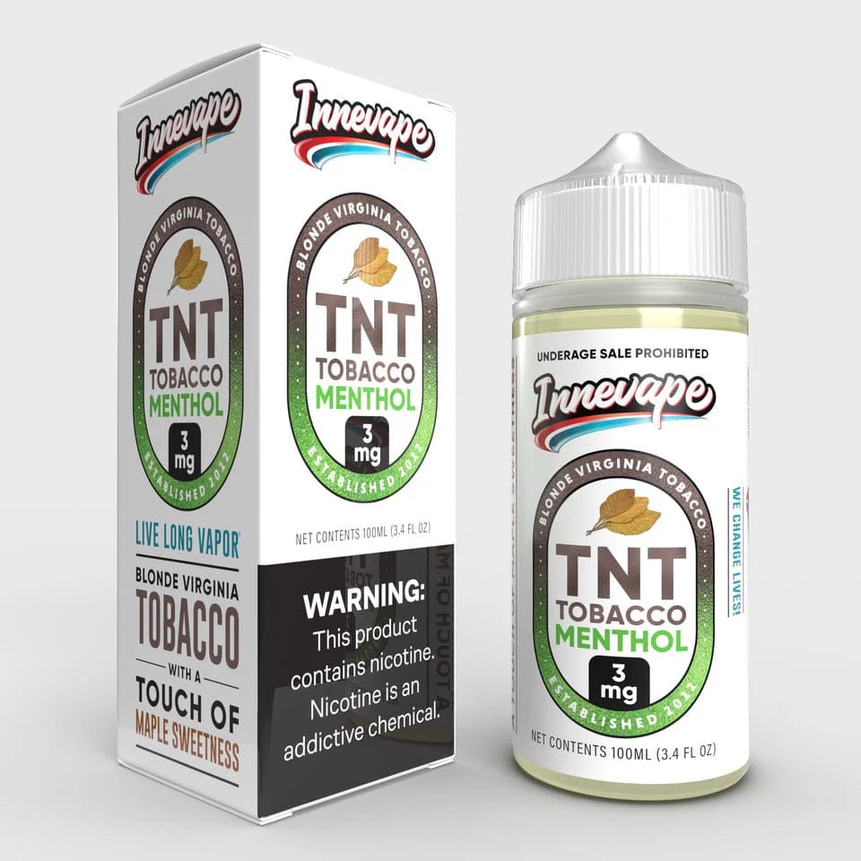 Innevape E-Liquids - 100mL — TNT Tobacco Menthol