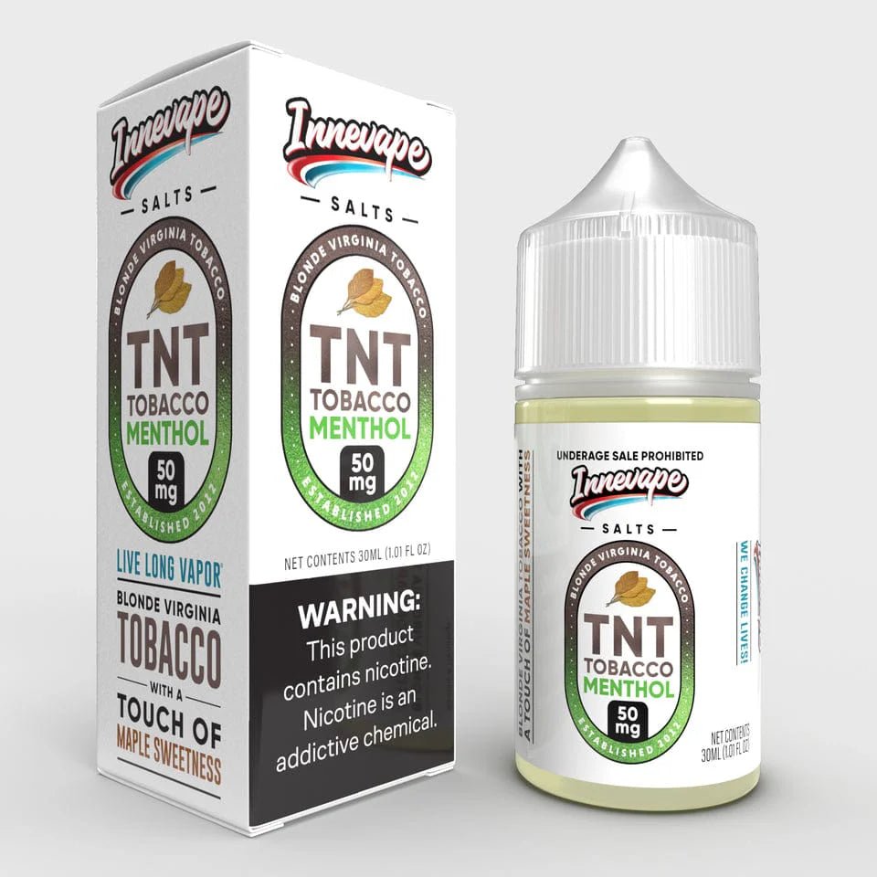 Innevape E-Liquids Salt - 30mL — TNT Tobacco Menthol