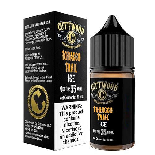 Cuttwood E-Liquids Salt - 30mL — Tobacco Trail ICE