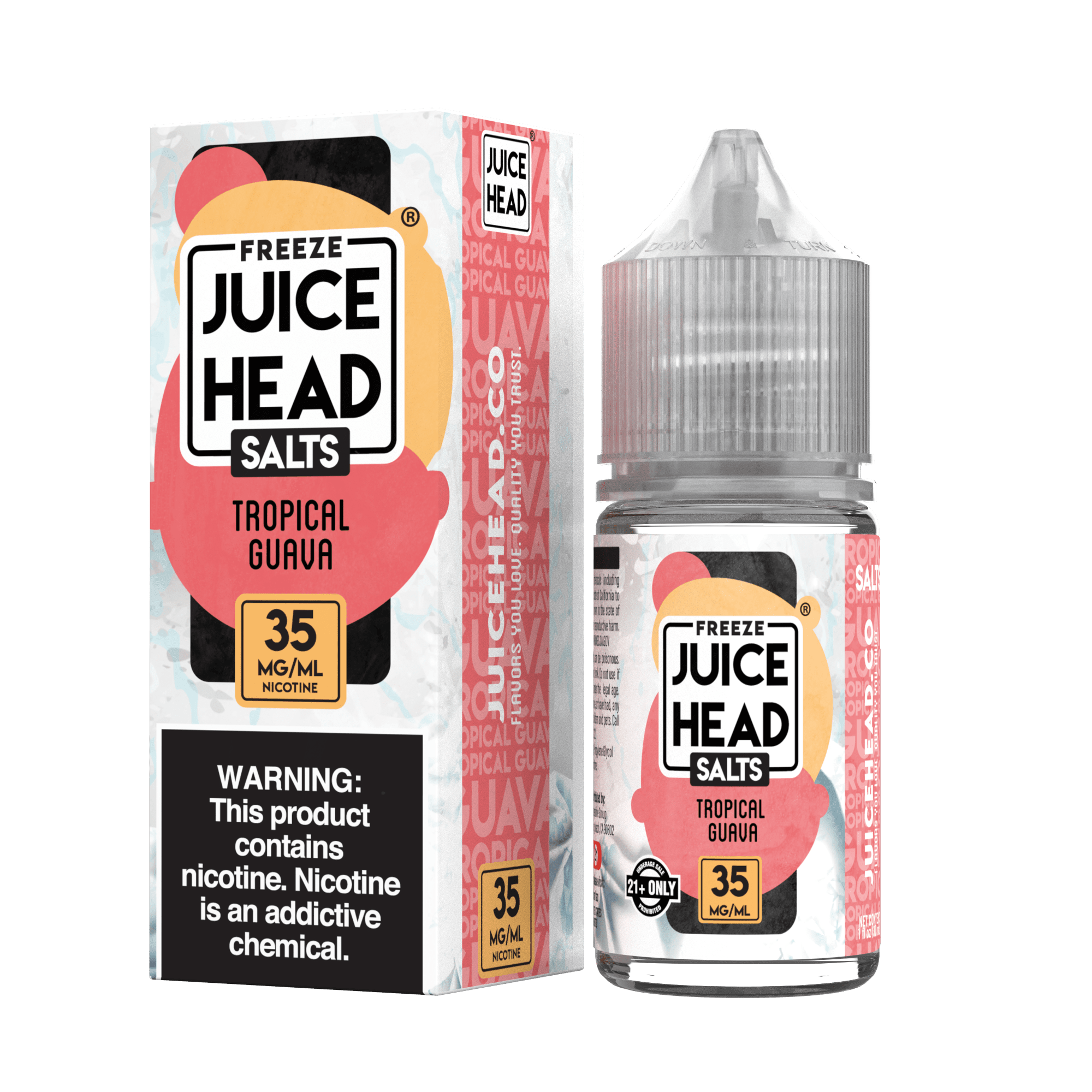 Juice Head SALTS - 30mL — Tropical Guava FREEZE