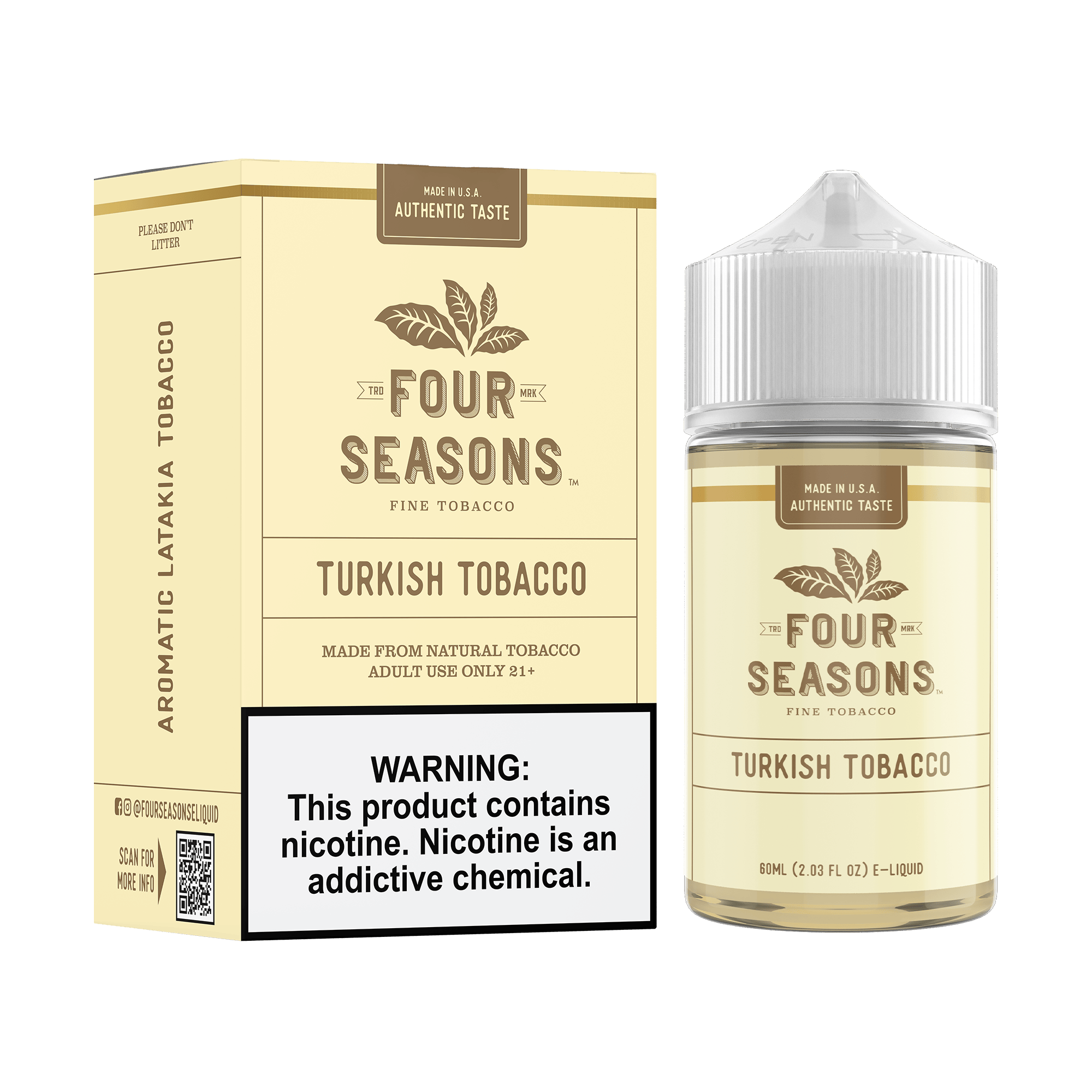 Four Seasons - 60mL — Turkish Tobacco