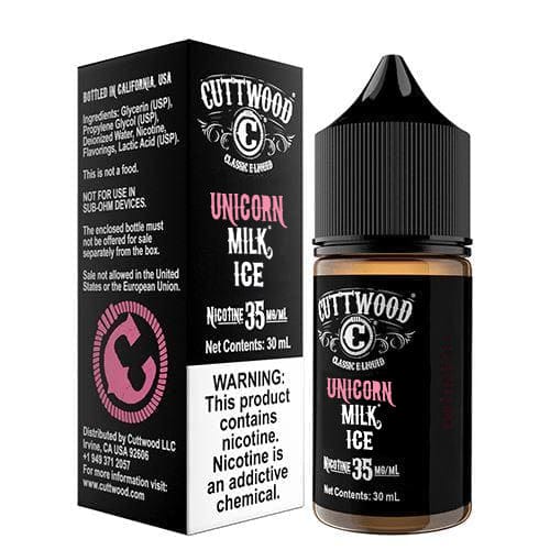Cuttwood E-Liquids Salt - 30mL — Unicorn Milk ICE