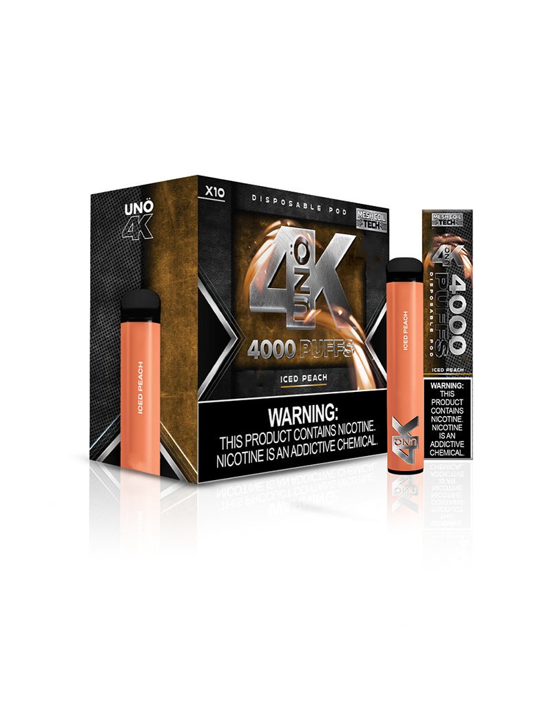 UNO 4K | 4000 Puff Disposable Vape — Iced Peach