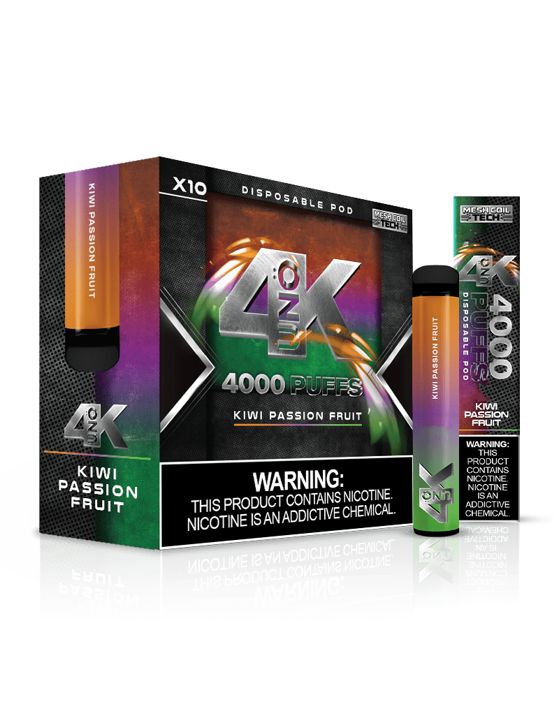 UNO 4K | 4000 Puff Disposable Vape — Kiwi Passion Fruit