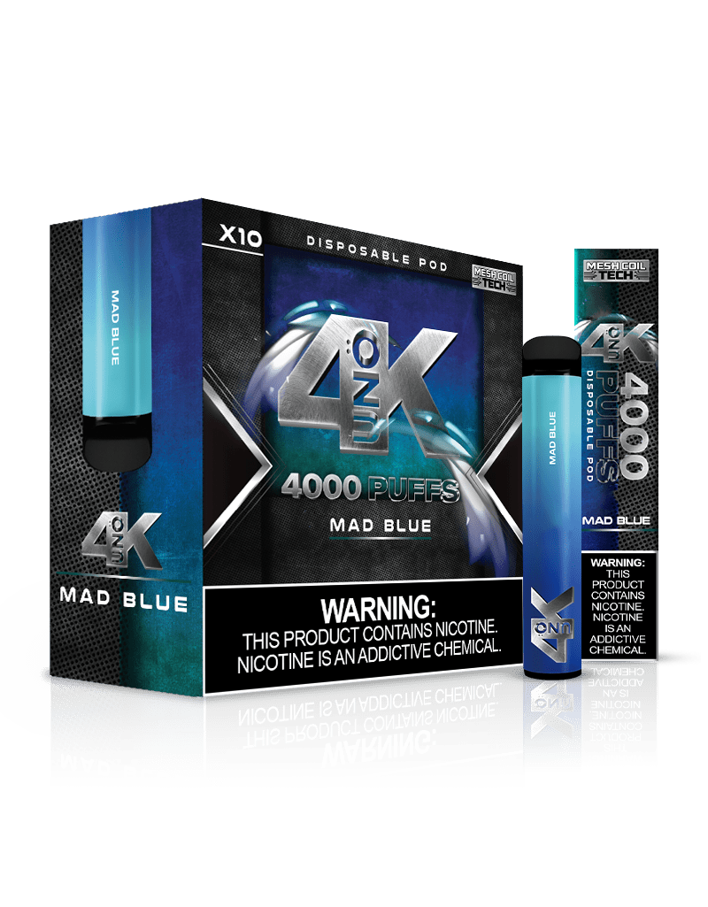 UNO 4K | 4000 Puff Disposable Vape — Mad Blue