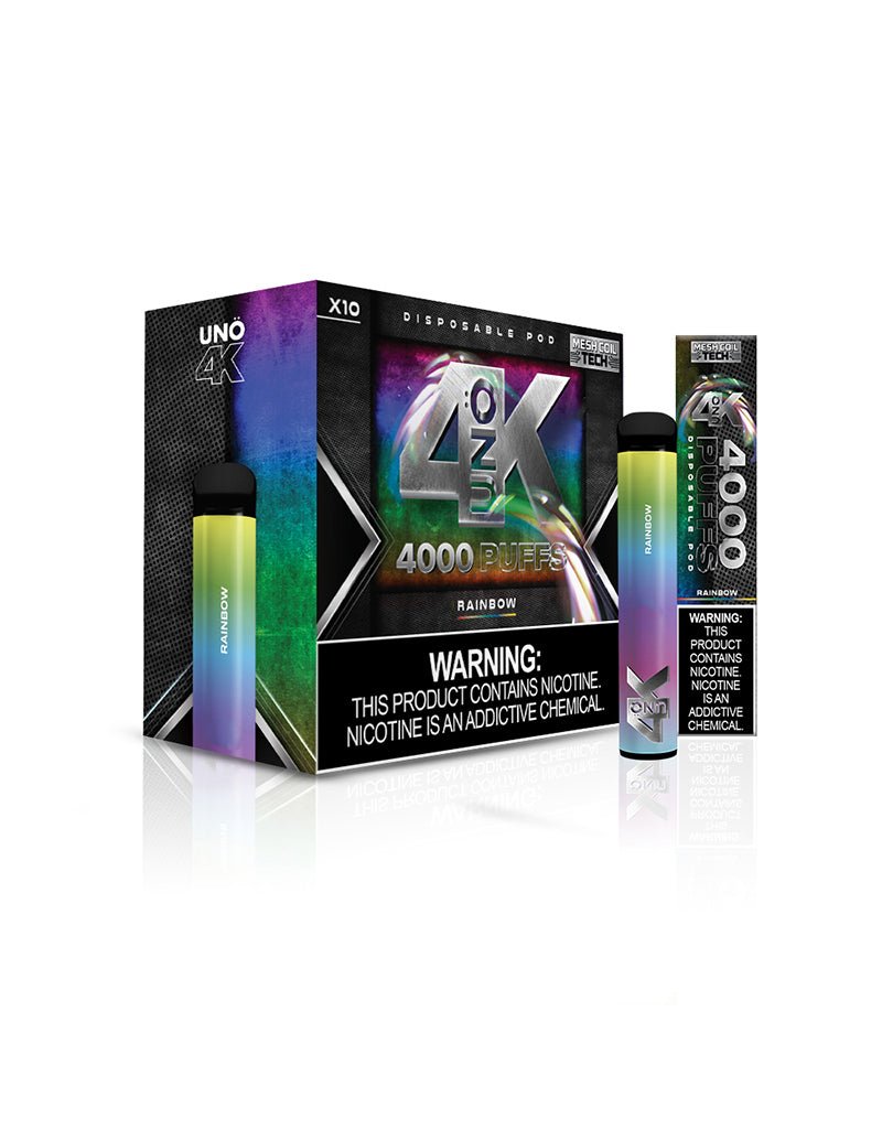 UNO 4K | 4000 Puff Disposable Vape — Rainbow