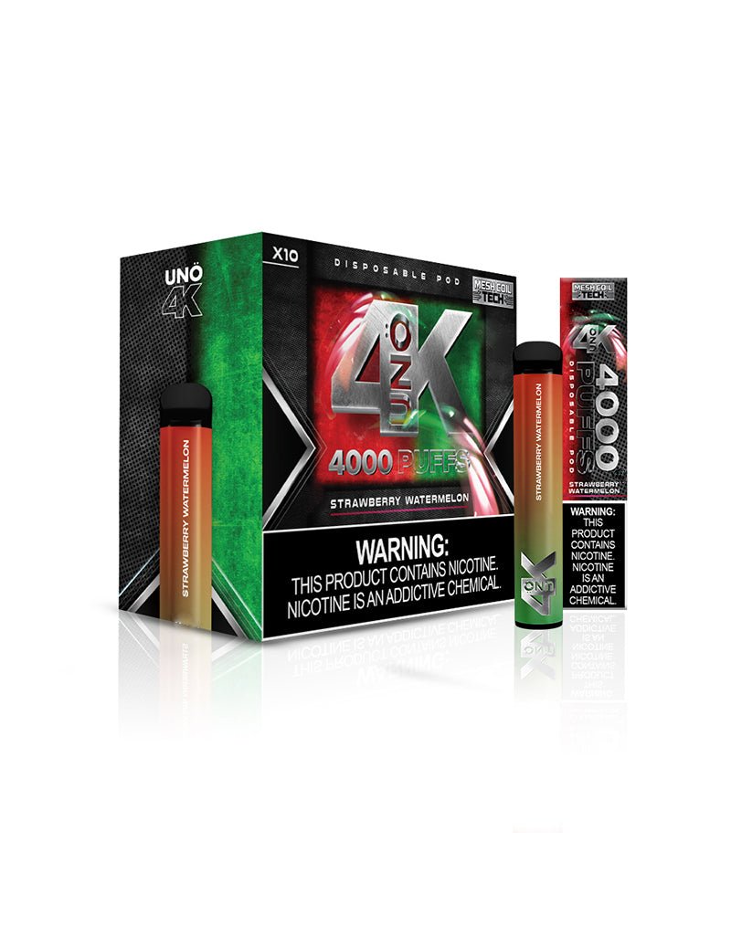 UNO 4K | 4000 Puff Disposable Vape — Strawberry Watermelon