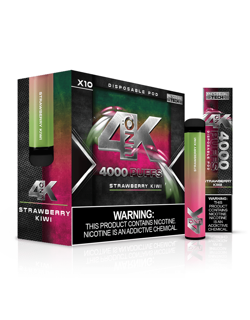UNO 4K | 4000 Puff Disposable Vape — Strawberry Kiwi