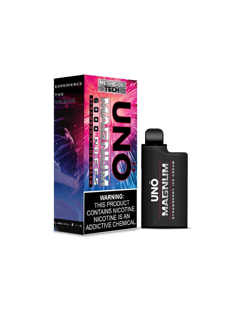 UNO Magnum 6000 Disposable — Strawberry Ice Cream